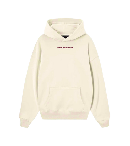 Nude Project “Cherry Logo Hoodie Marshmallow”