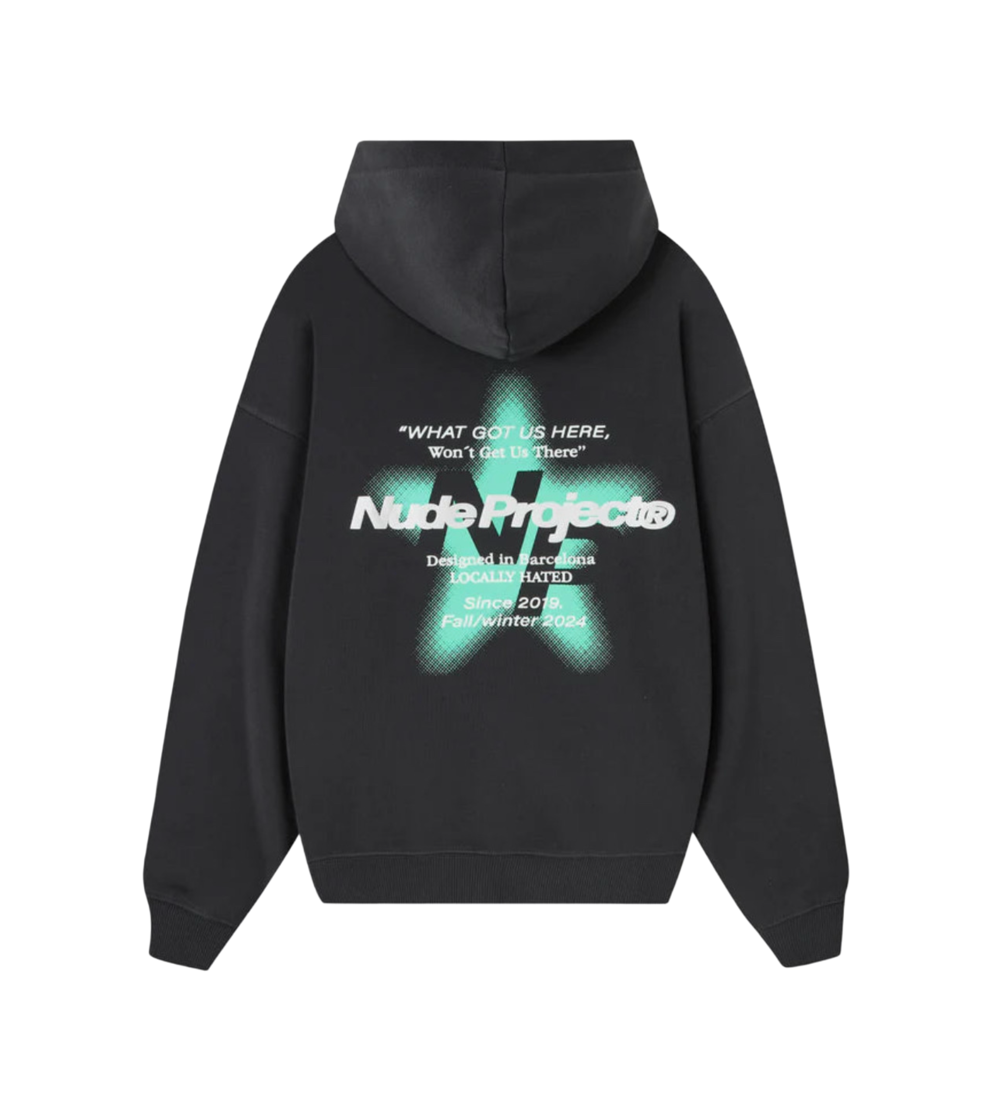 Hoodie Nude Project “Seoul Gris Oscuro”